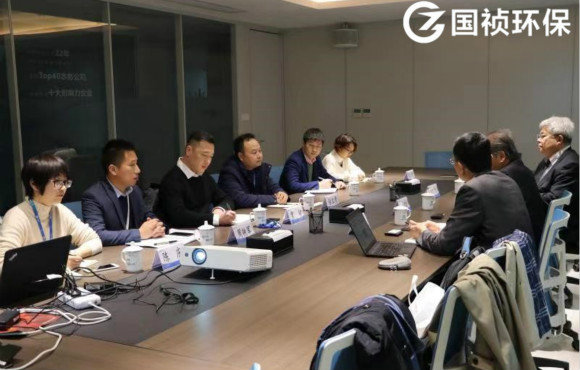 日本旭化成株式会社麻?幸雄一行莅临国祯环？疾旖涣