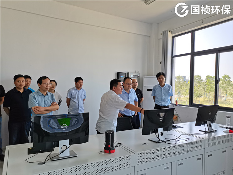 高新区生态环境局方明局长一行莅临国祯环？疾熘傅